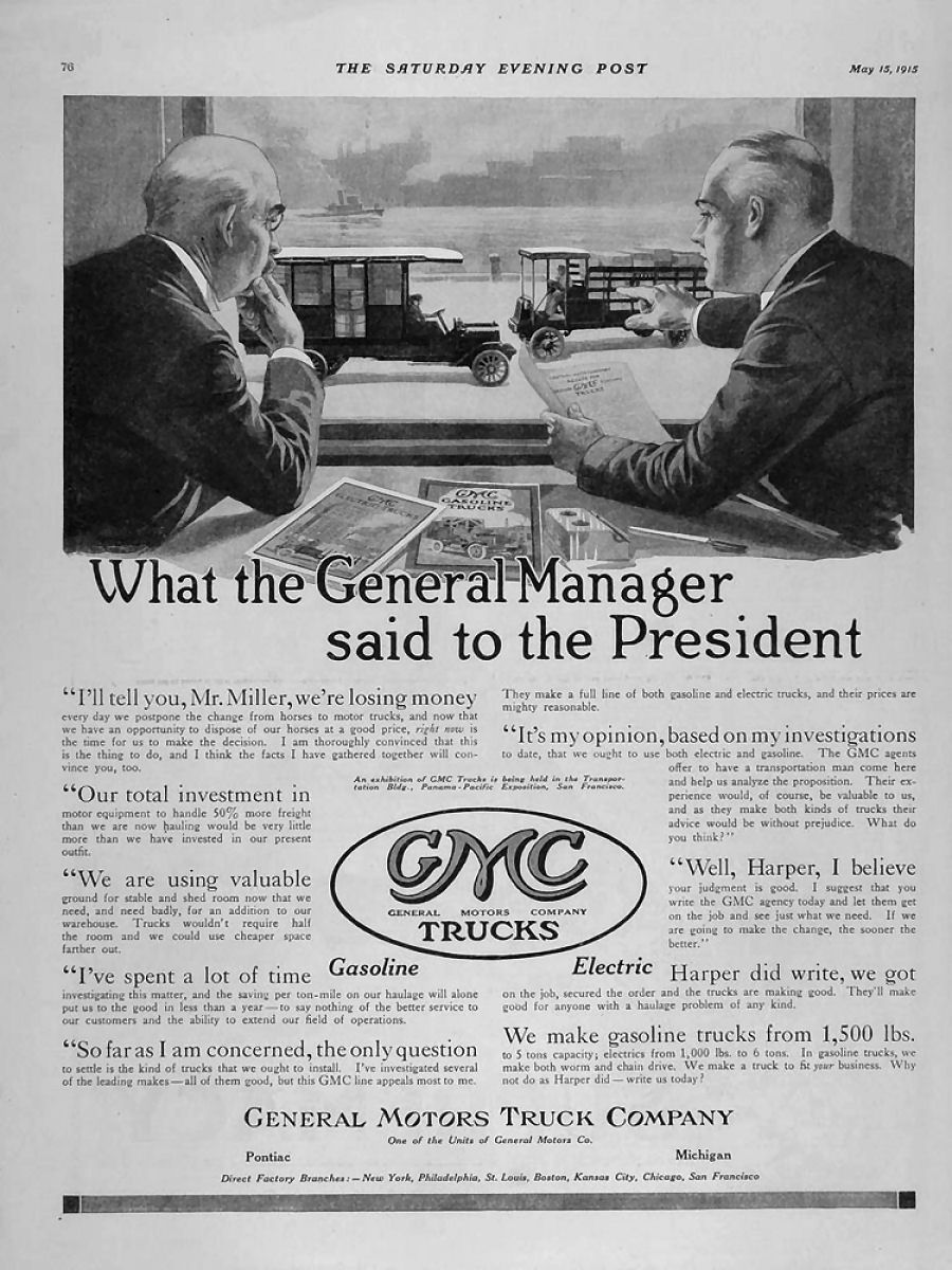 1915 Franklin Auto Advertising
